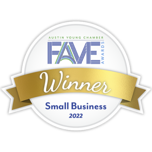 Austin Young Chamber Small Business Award 2022